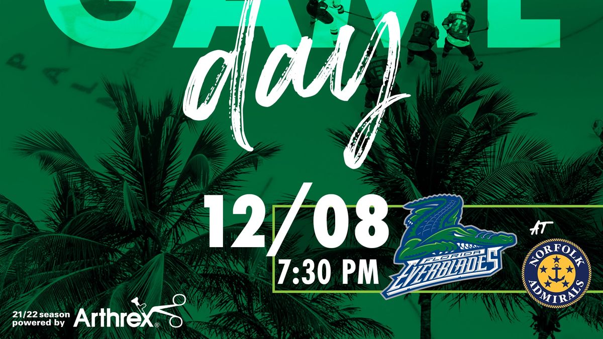 Everblades Drop Anchor in Norfolk on Wednesday