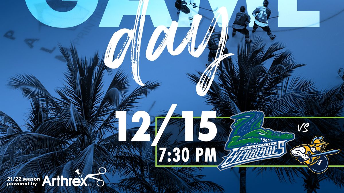 Everblades to Meet Gladiators in First of Three