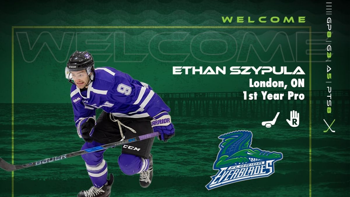 Blades Welcome Forward Ethan Szypula