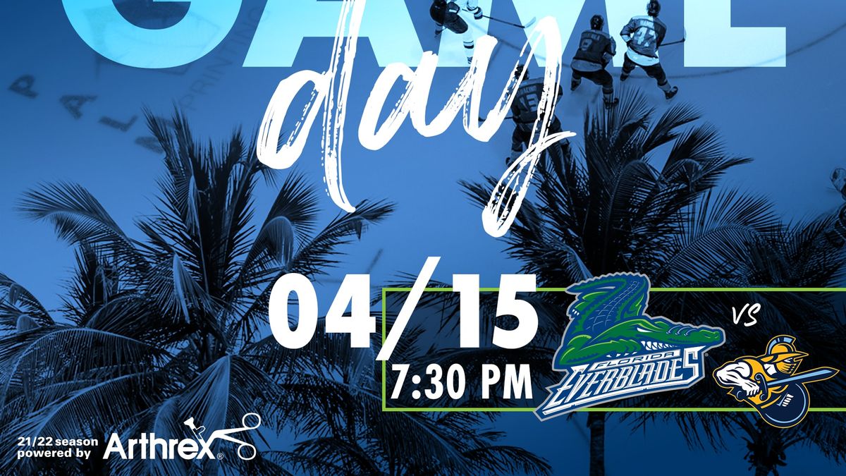 Everblades to Host Gladiators for South Division Showdown
