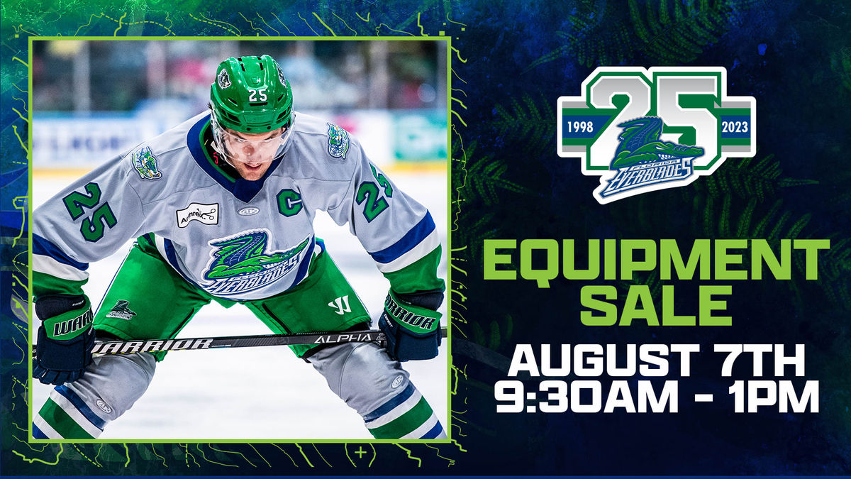 Everblades To Hold Annual Equipment Sale on August 7