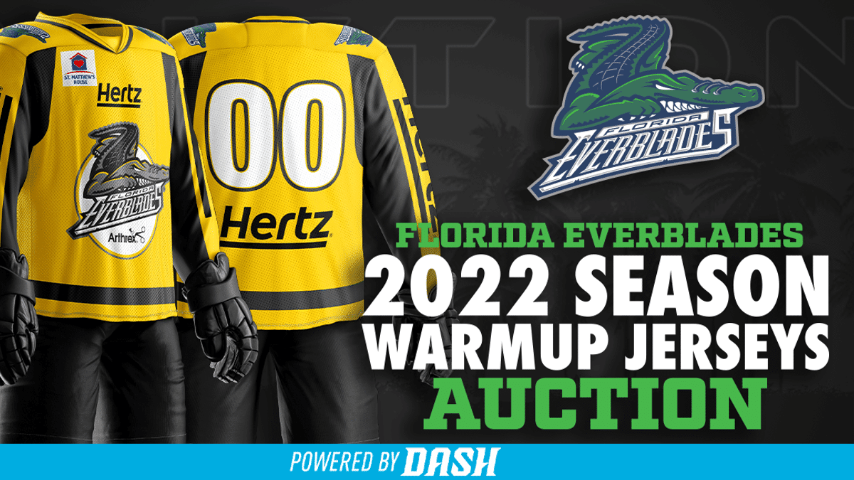 Everblades To Hold Auction For Remaining 2021-22 Warm-Up Jerseys