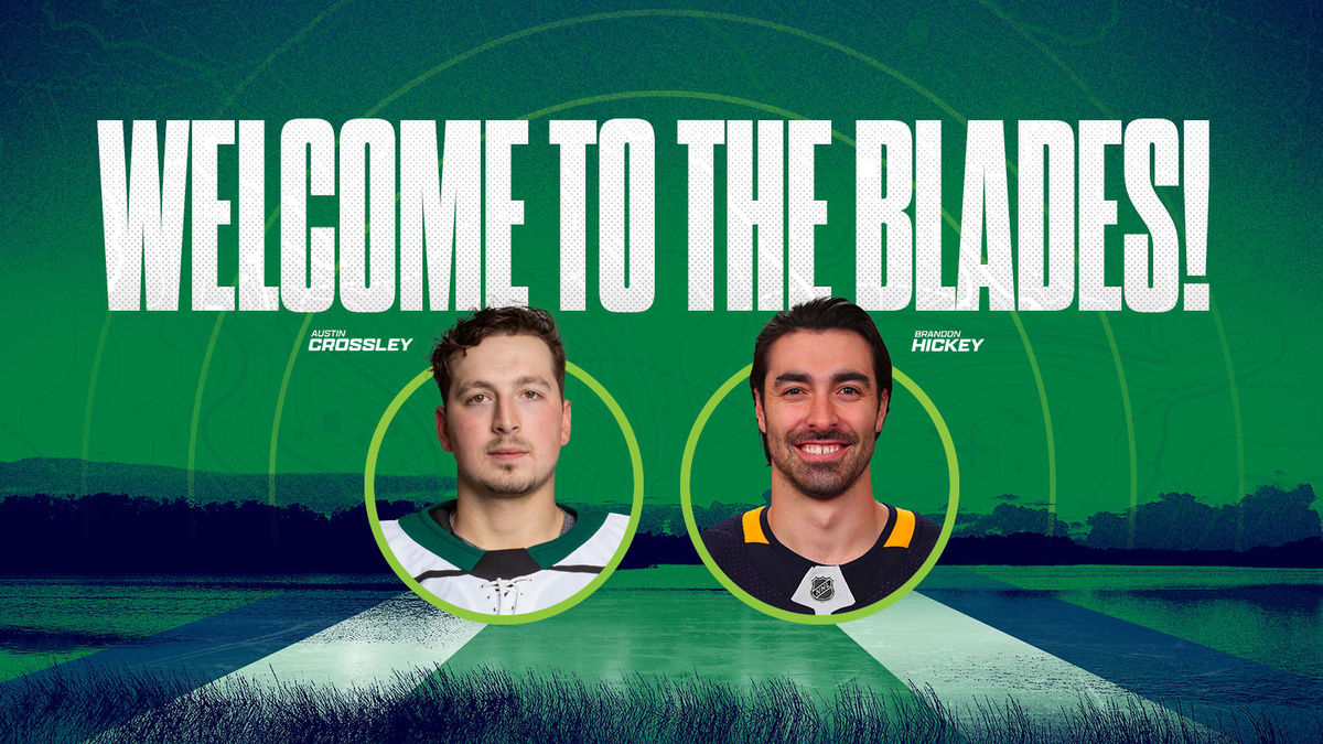 Blades Agree To Terms with Brandon Hickey and Austin Crossley
