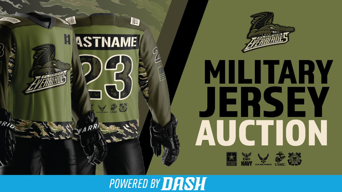 Everblades To Hold Military Jersey Auction Benefiting The NCFP