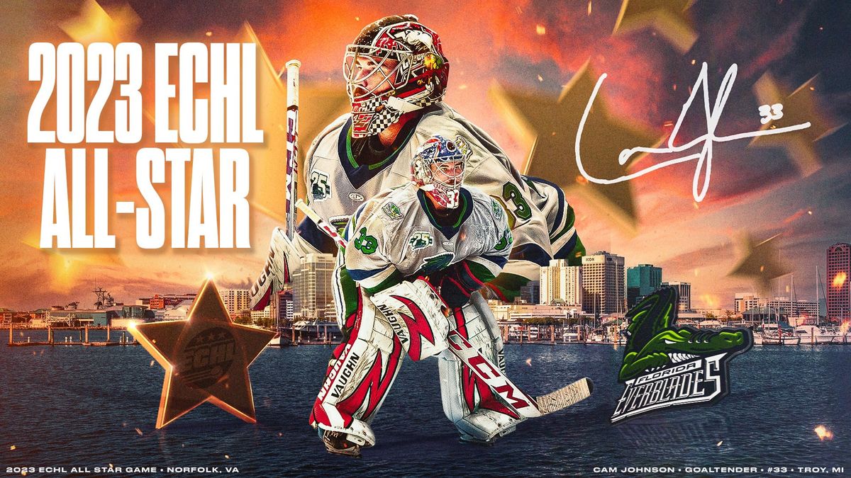 CAM JOHNSON SELECTED TO 2023 ECHL ALL STAR GAME