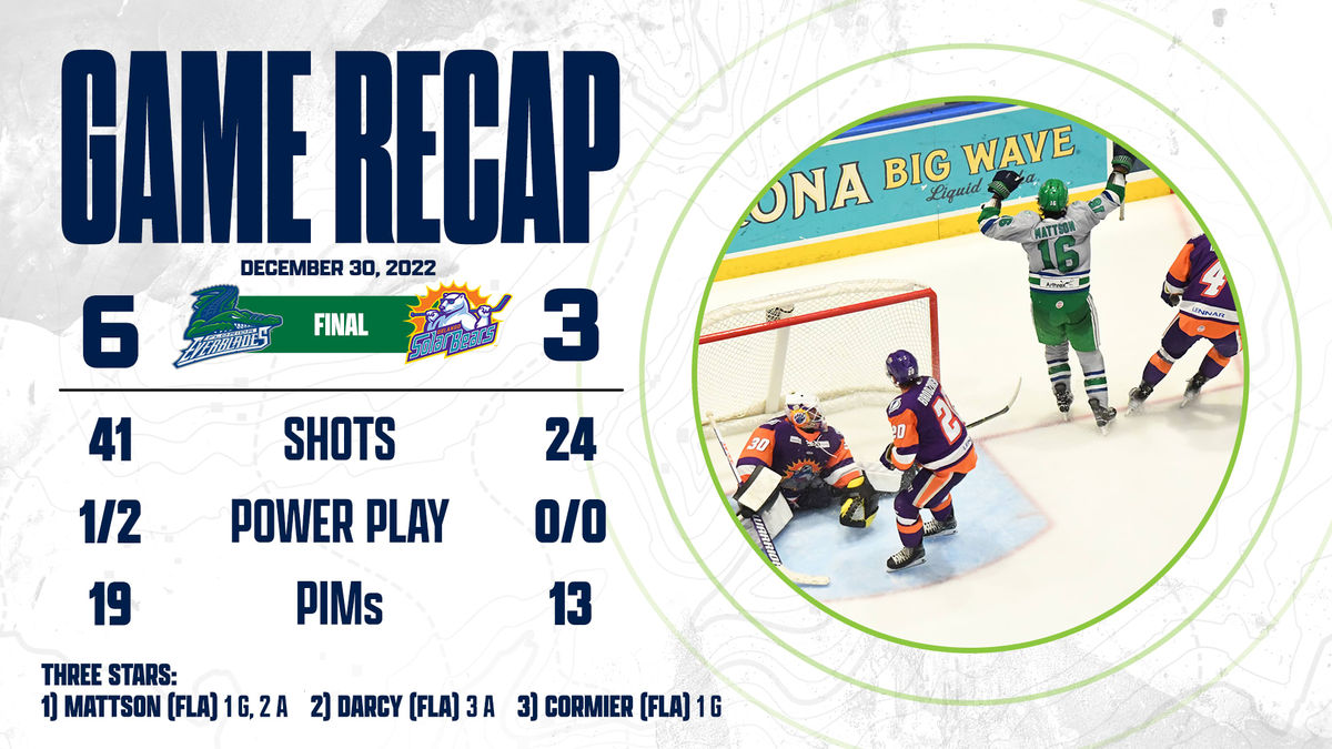 Everblades Finish 2022 With Win Over Solar Bears