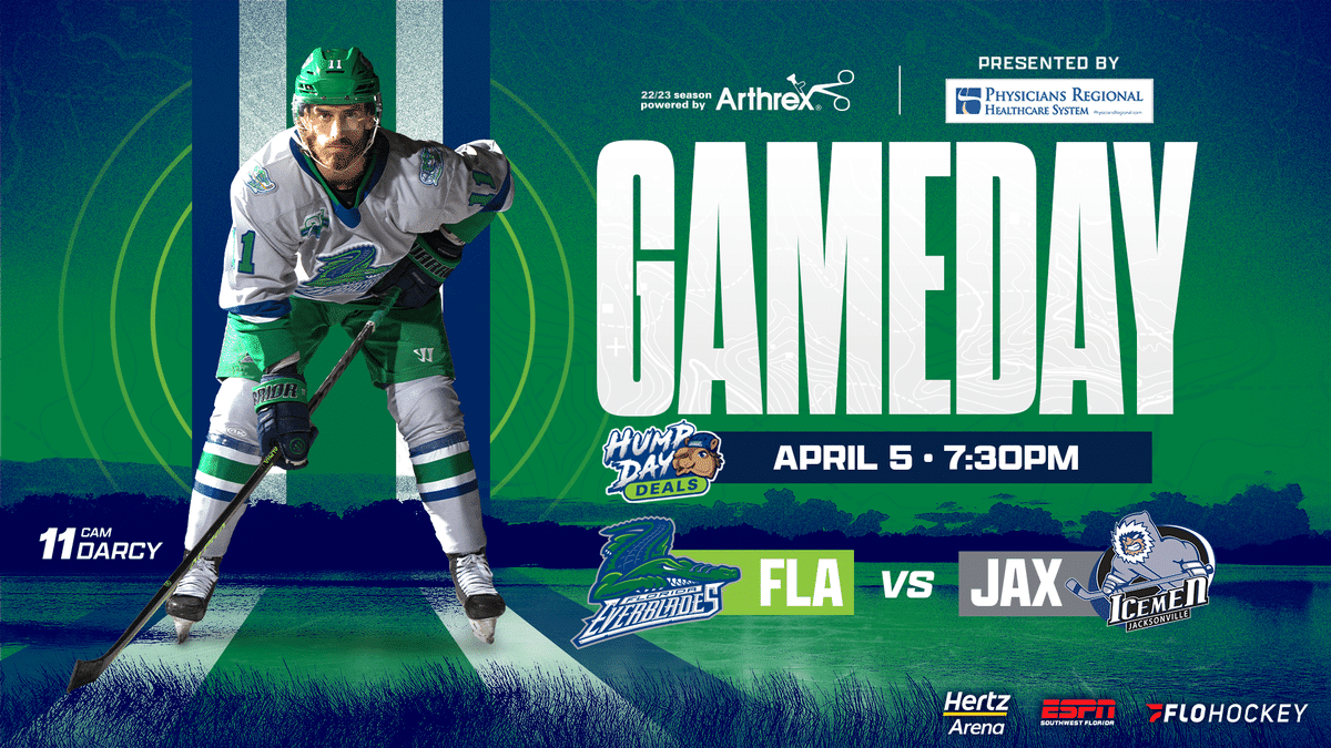 EVERBLADES MAKE QUICK STOP AT HOME TO FACE ICEMEN