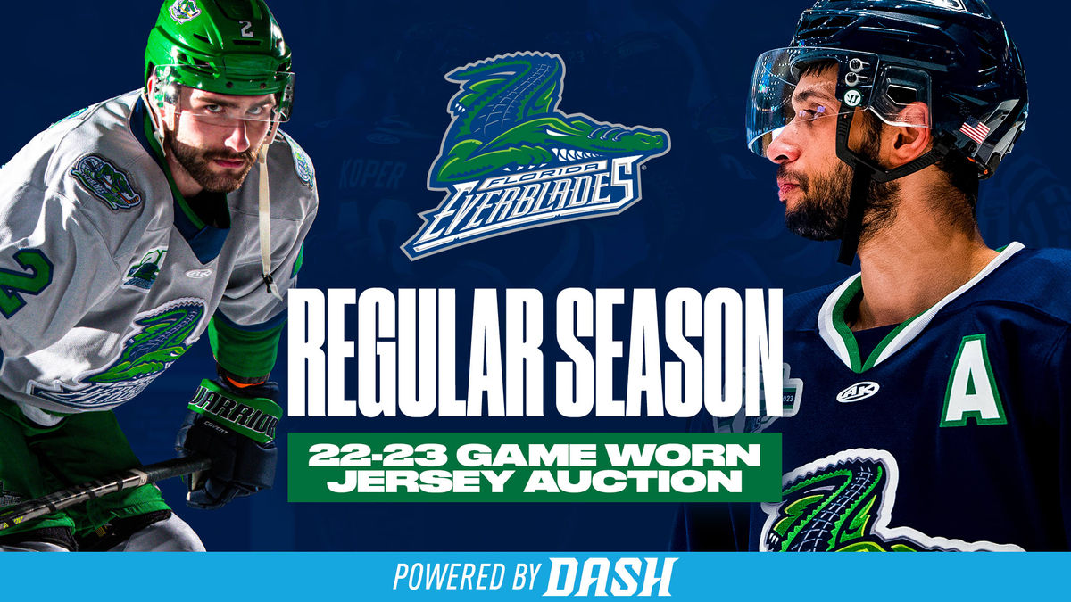 Everblades to Hold 2022-23 Season Game Worn Jersey Auction