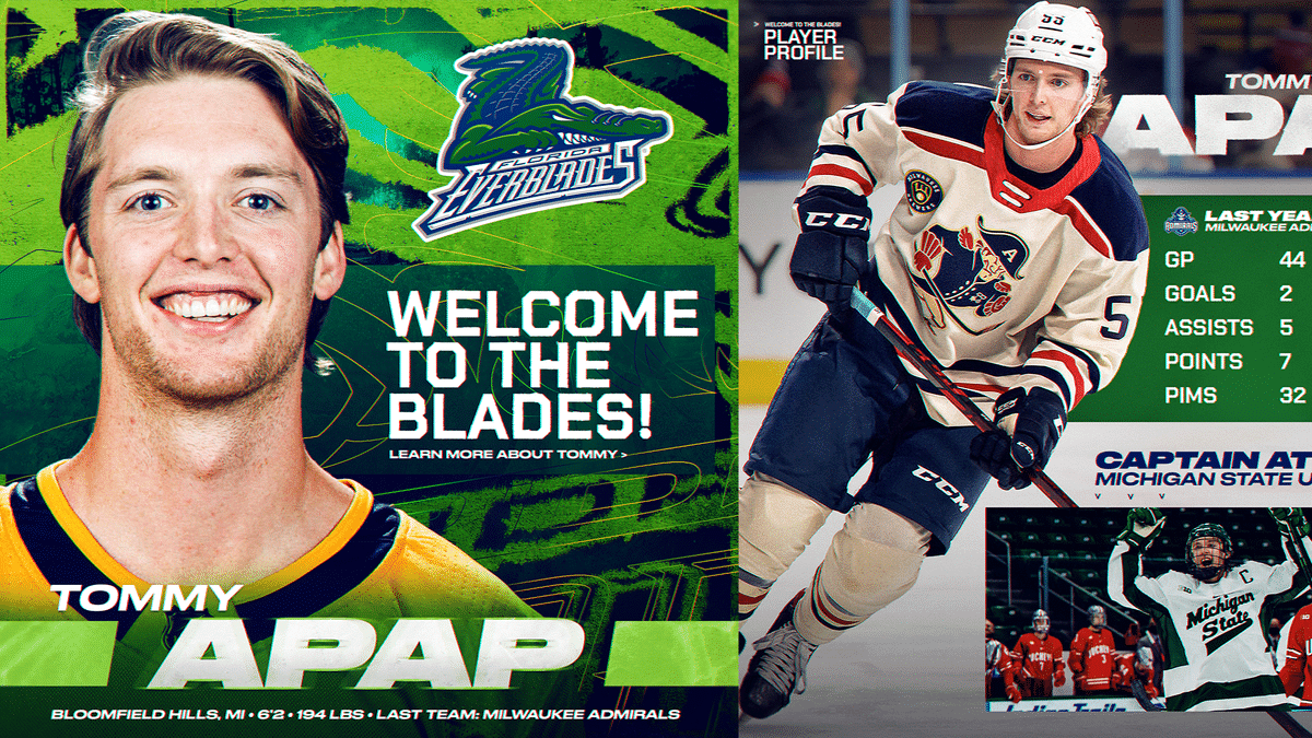 EVERBLADES SIGN FORWARD TOMMY APAP
