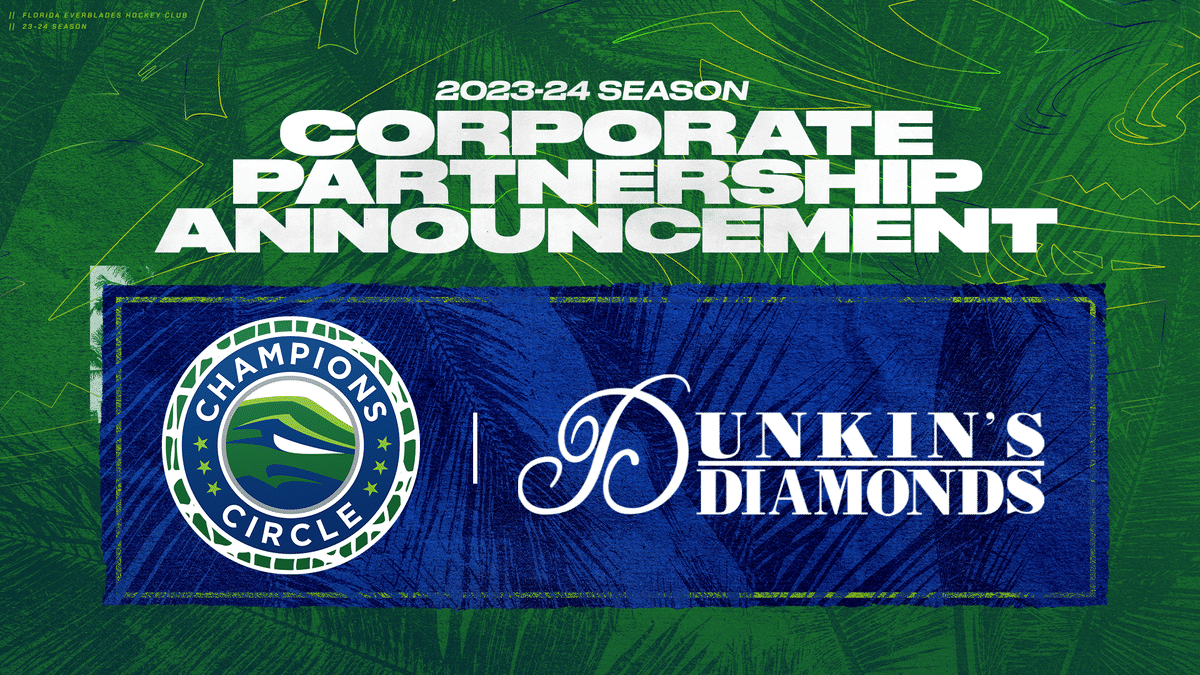 Dunkin’s Diamonds Announced as the Official Jeweler of the Florida Everblades