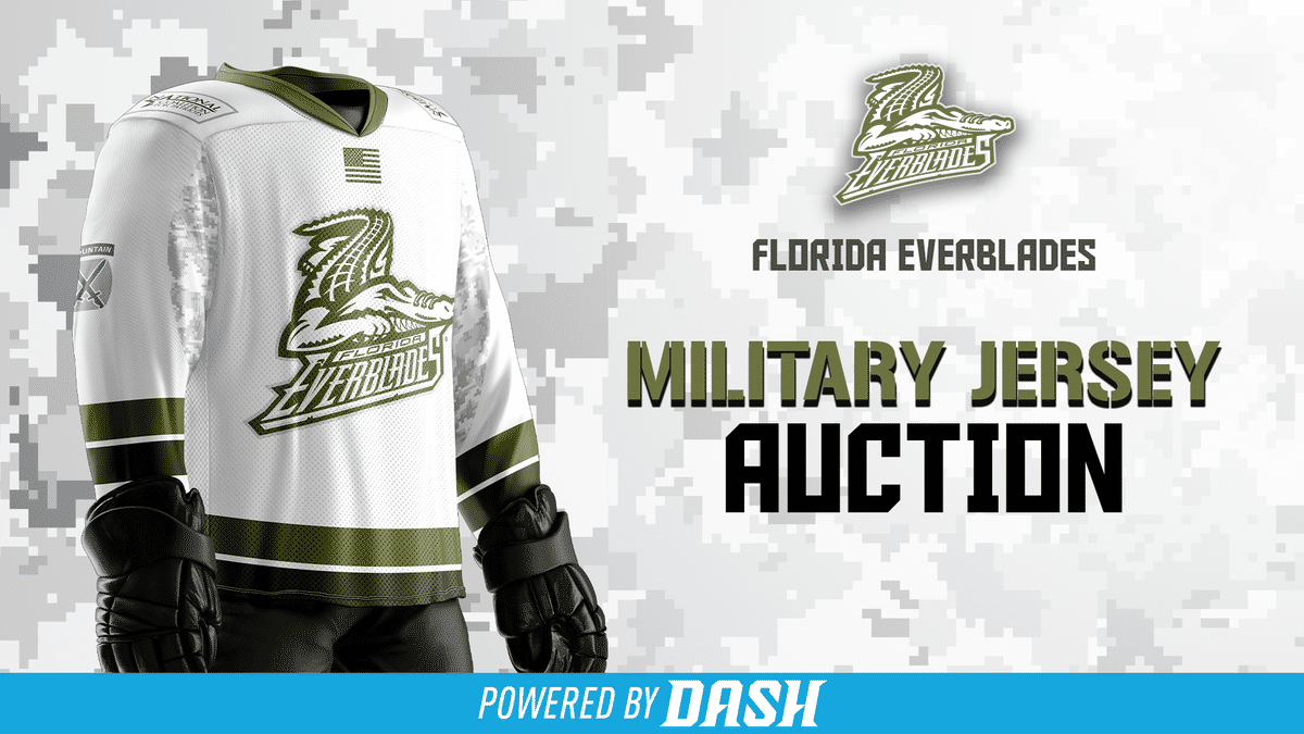 Everblades to Hold Military Jersey Auction Benefiting the National Coalition for Patriots