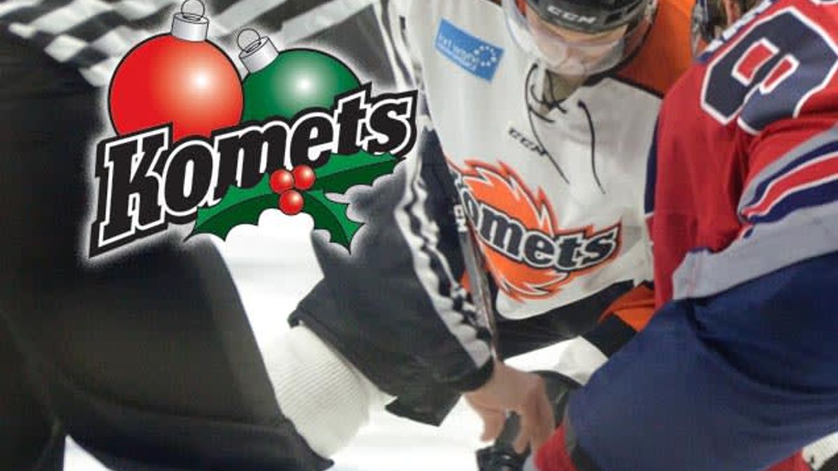 Komets home for triple-header holiday weekend