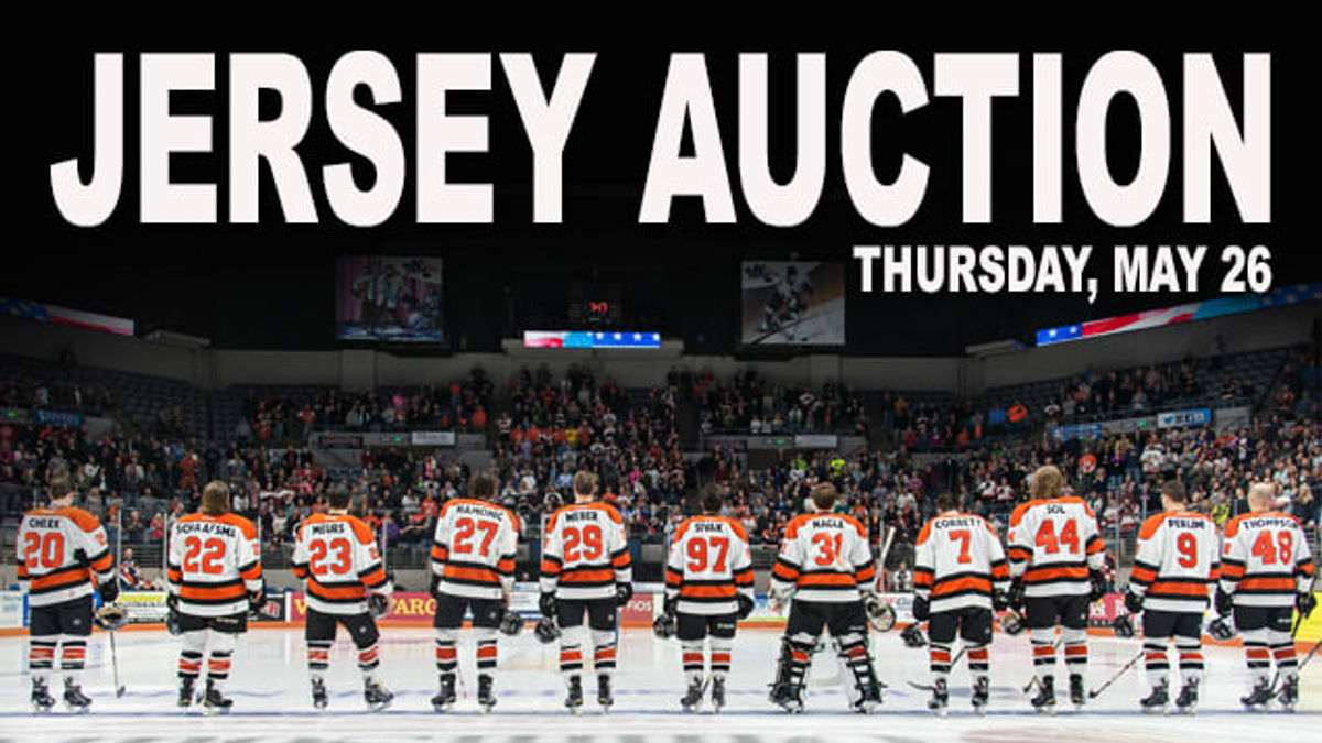 End-of-Season Party &amp; Charity Jersey Auction Thursday