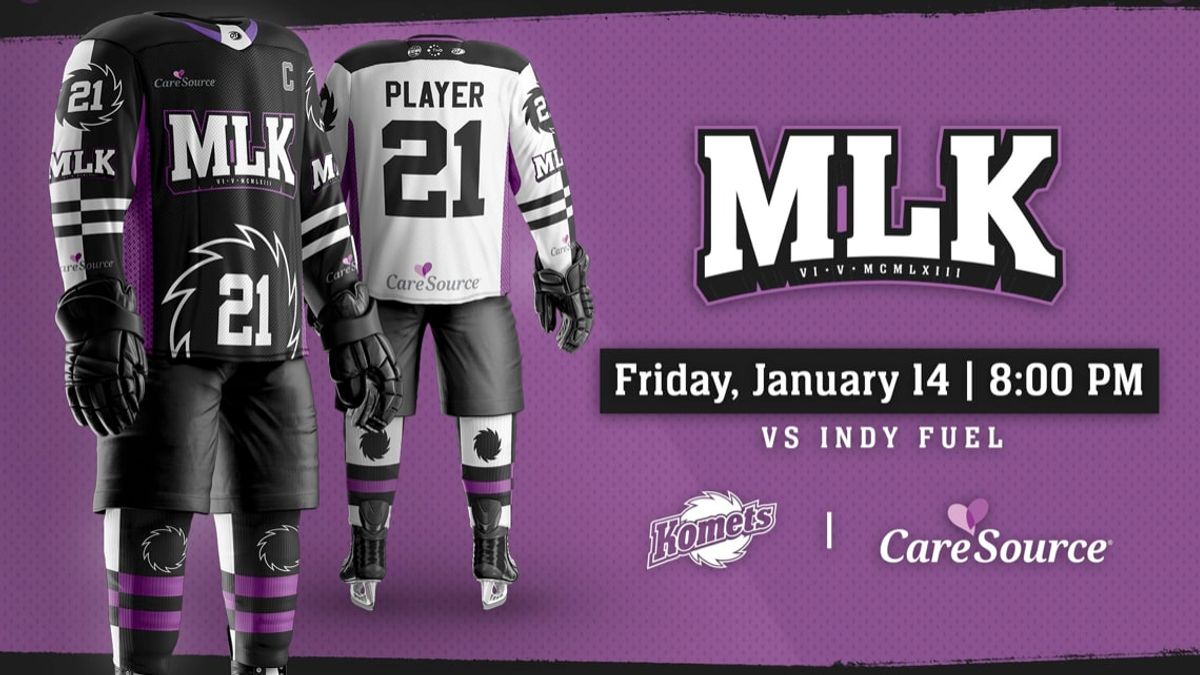 MLK Weekend Tribute Night with the Komets on January 14, 2022