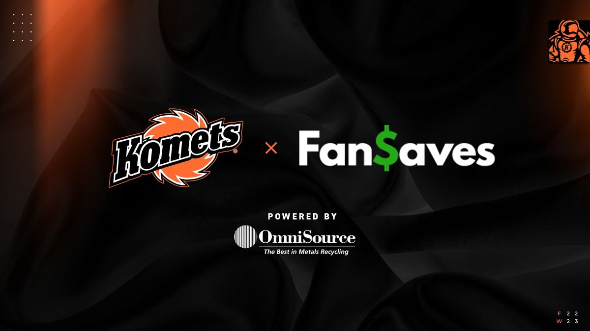 Komets Partner with FanSaves to Connect Fans to Local Partners