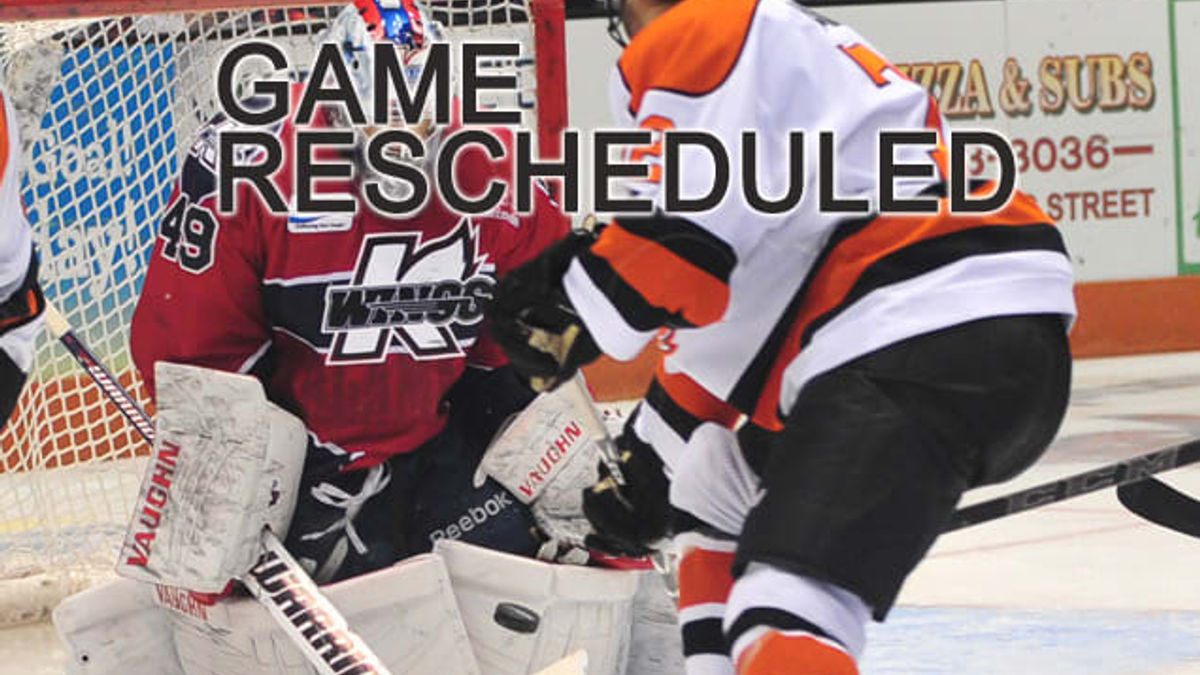 Komets at K-Wings game rescheduled for Wednesday