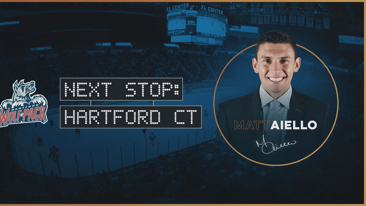 Matt Aiello Promoted to AHL’s Hartford Wolf Pack