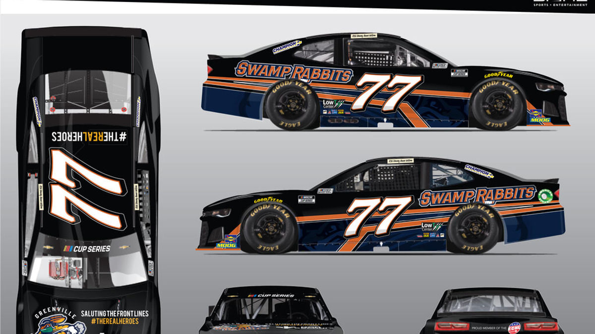 Spire Motorsports to Showcase Greenville Swamp Rabbits, Bon Secours, in NASCAR Cup Series Darlington Doubleheader