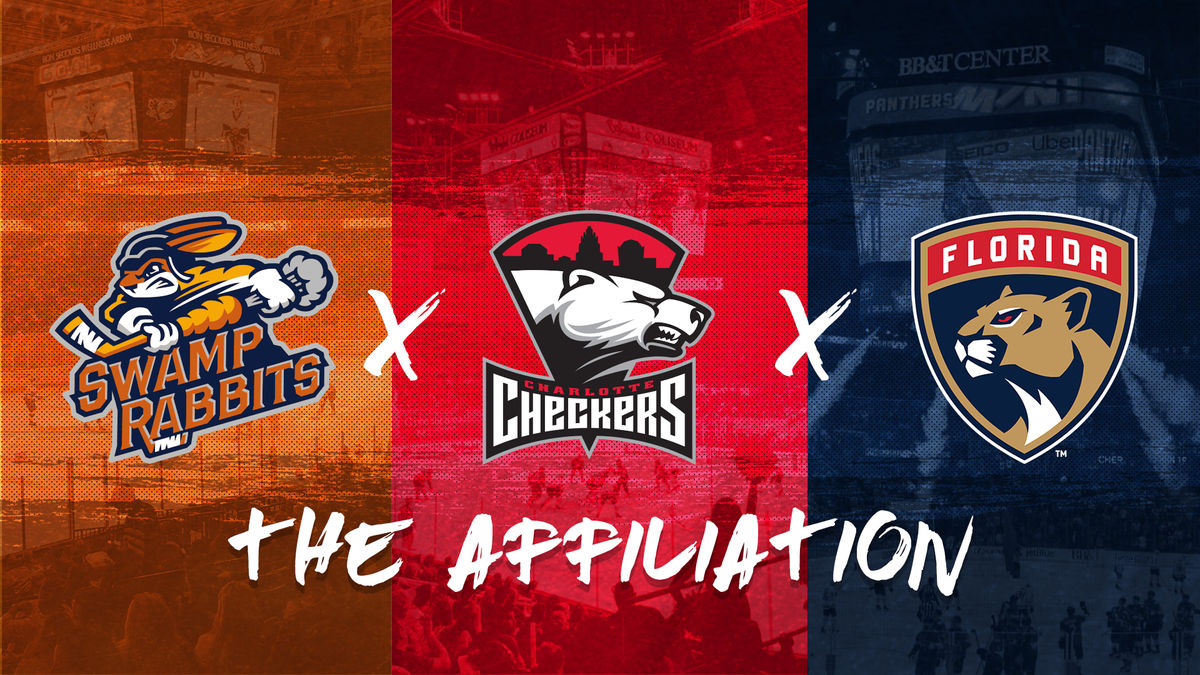 SWAMP RABBITS ALIGN WITH FLORIDA PANTHERS,  REMAIN PARTNERED WITH CHARLOTTE CHECKERS