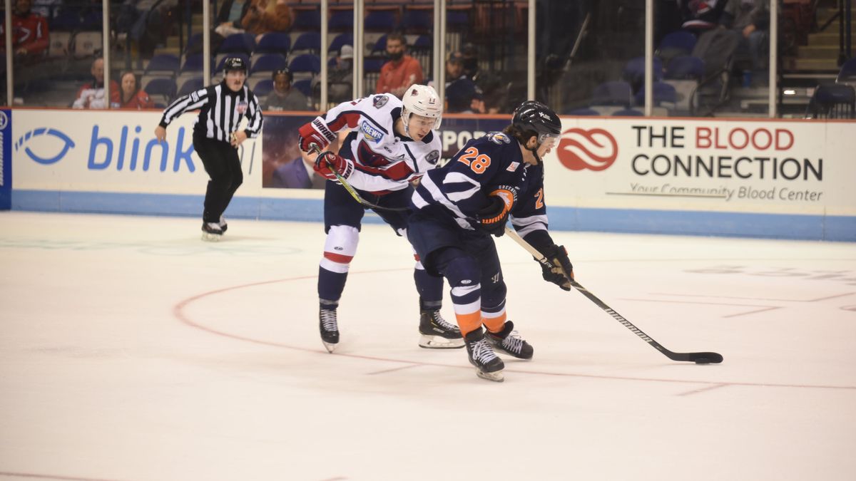 GREENVILLE EXTENDS POINT STREAK TO EIGHT IN SHOOTOUT LOSS