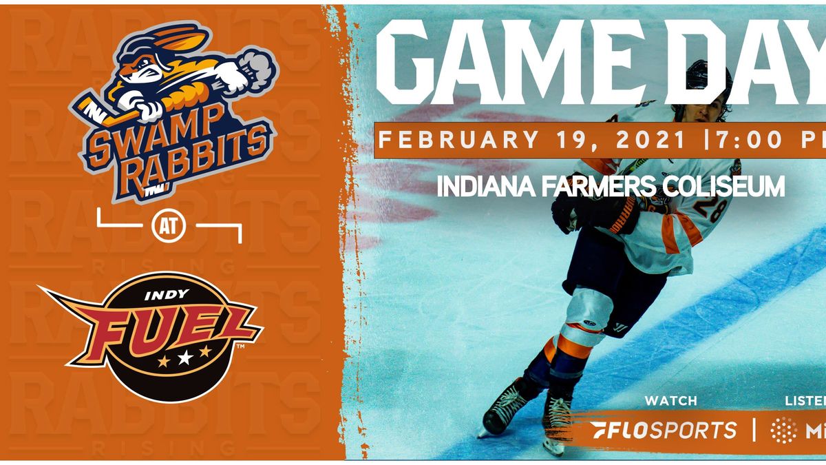 GAME PREVIEW (2/19/2021): SWAMP RABBITS at FUEL, 7:05 PM