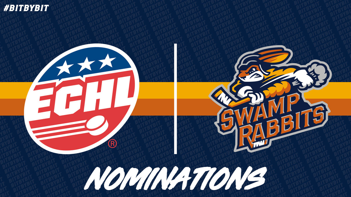 SWAMP RABBITS FINALISTS FOR FIVE ECHL HONORS