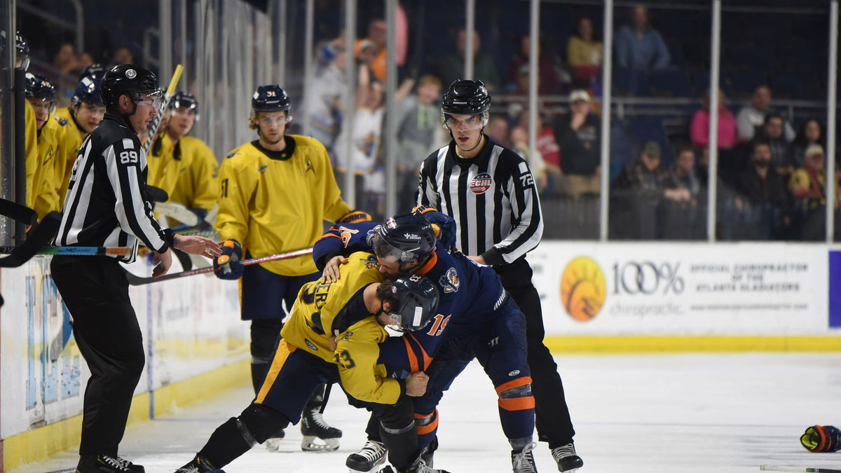 SECOND PERIOD TOO MUCH TO HANDLE AS RABBITS FALL 3-1 TO GLADIATORS