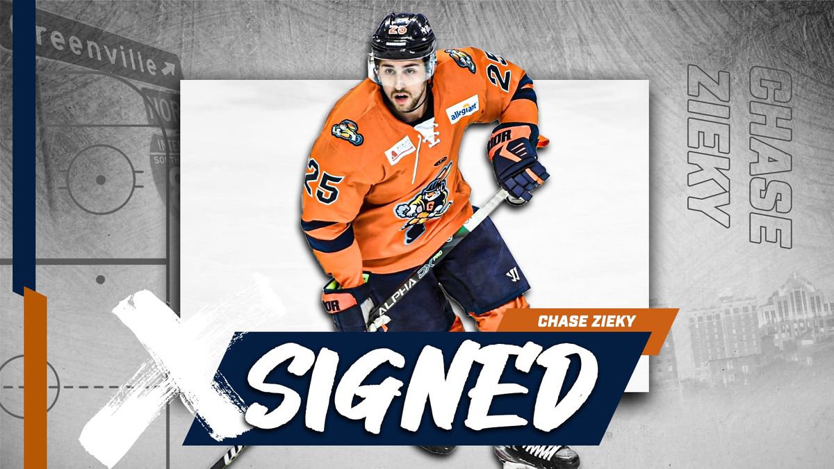 SWAMP RABBITS RE-SIGN CHASE ZIEKY