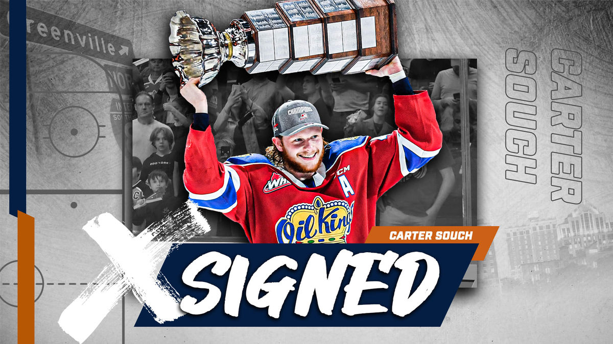 SWAMP RABBITS ADD WHL CHAMPION CARTER SOUCH TO OFFENSE