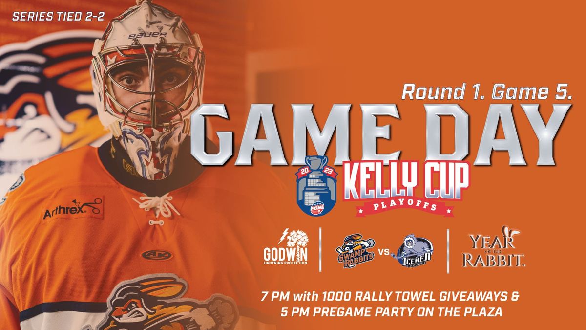 KELLY CUP PLAYOFFS GAME 5 PREVIEW: SWAMP RABBITS VS JACKSONVILLE (04/29/23 - 7:00PM)