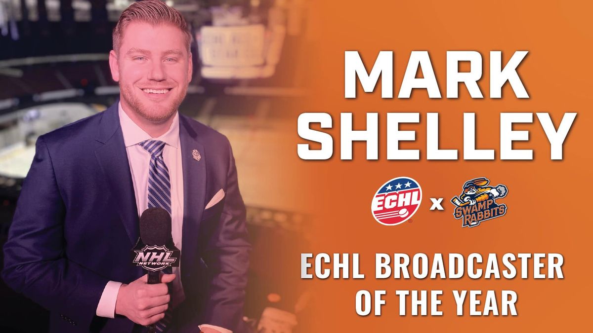 MARK SHELLEY NAMED ECHL BROADCASTER OF THE YEAR
