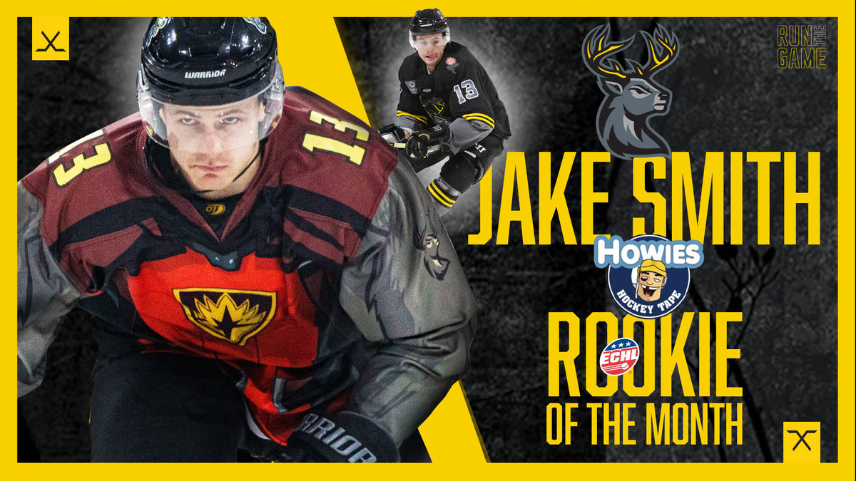 Smith named ECHL Rooke of the Month