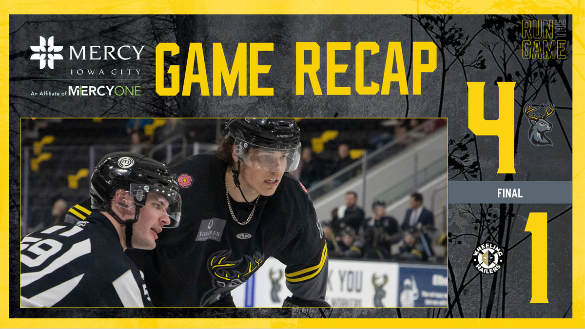 Heartlanders level Nailers, 4-1, to conclude road trip