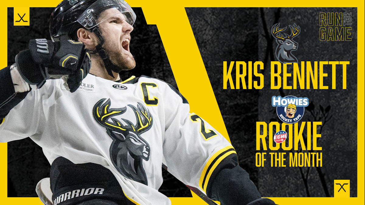 Kris Bennett named Rookie of the Month for March