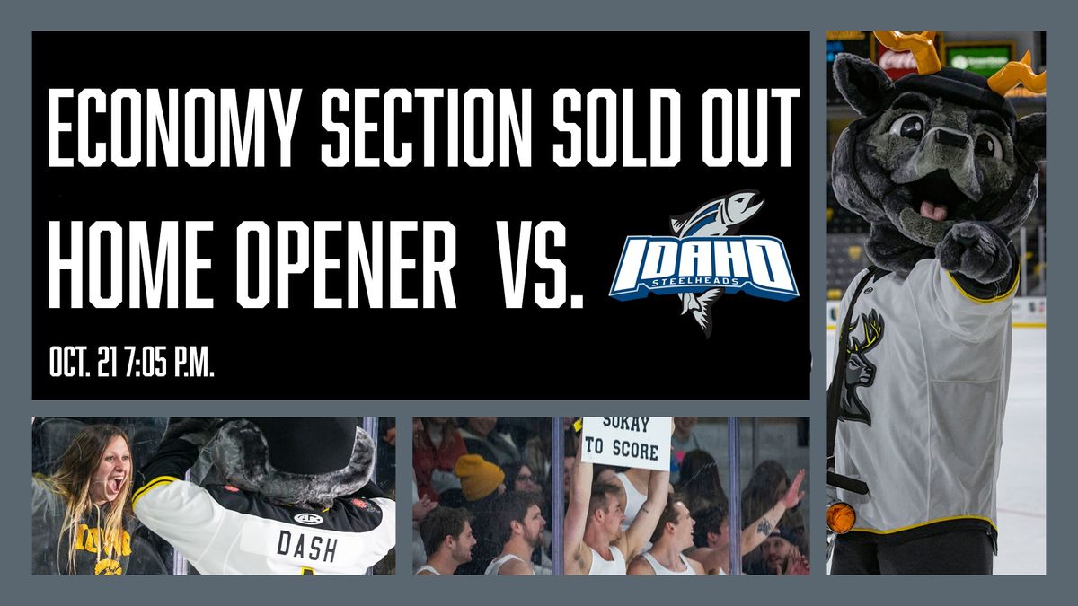 Economy section sold out for Heartlanders home opener vs. Idaho