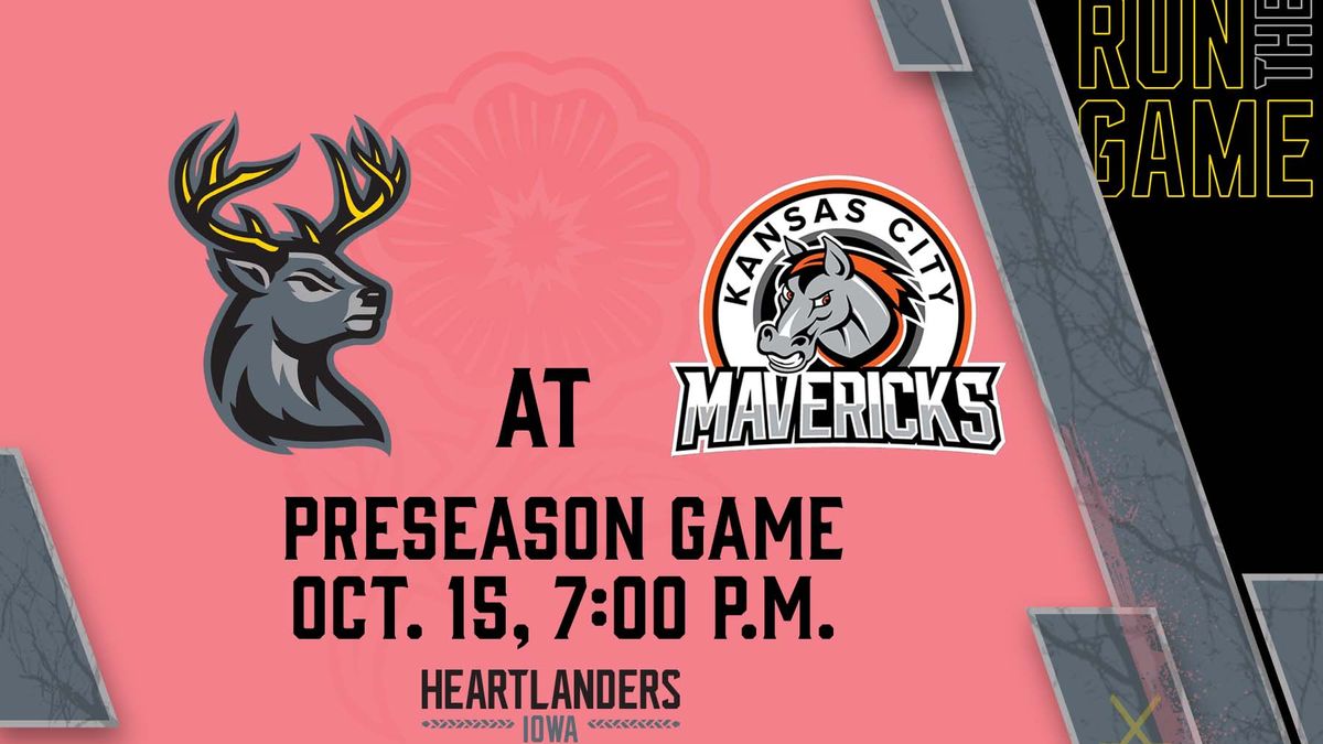 Preseason game announced October 15 at Kansas City Mavericks