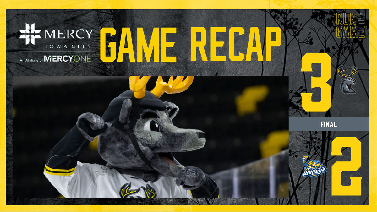 3-Goal Third Leads to back-to-back Iowa wins, 3-2
