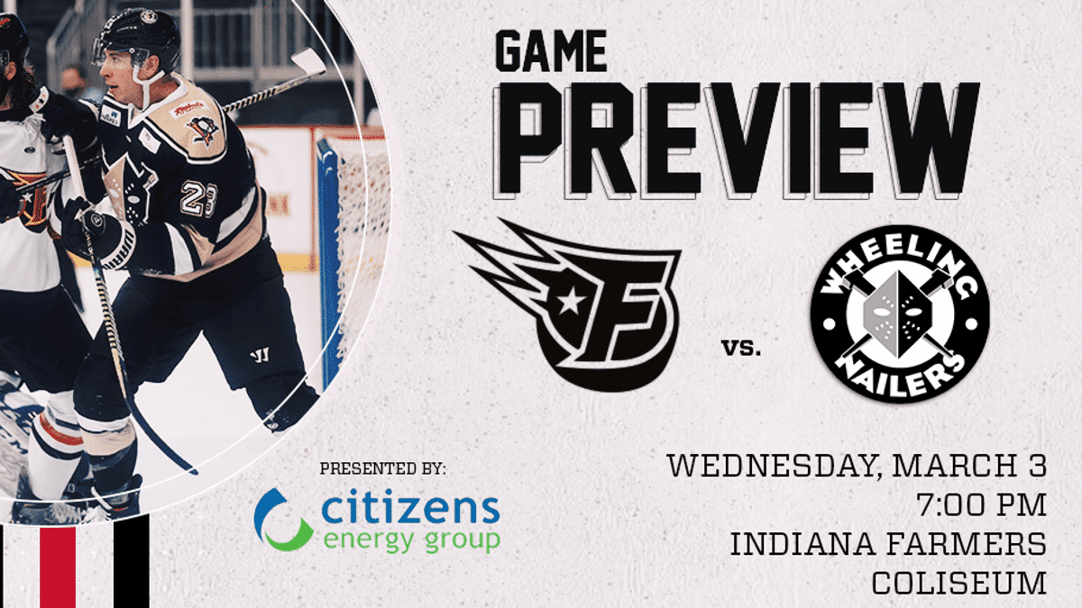 Indy Hosts Wheeling in Wednesday Night Contest