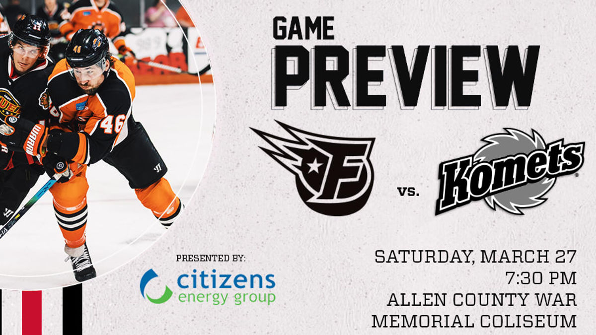 Fuel Face Komets in Saturday Night Rematch