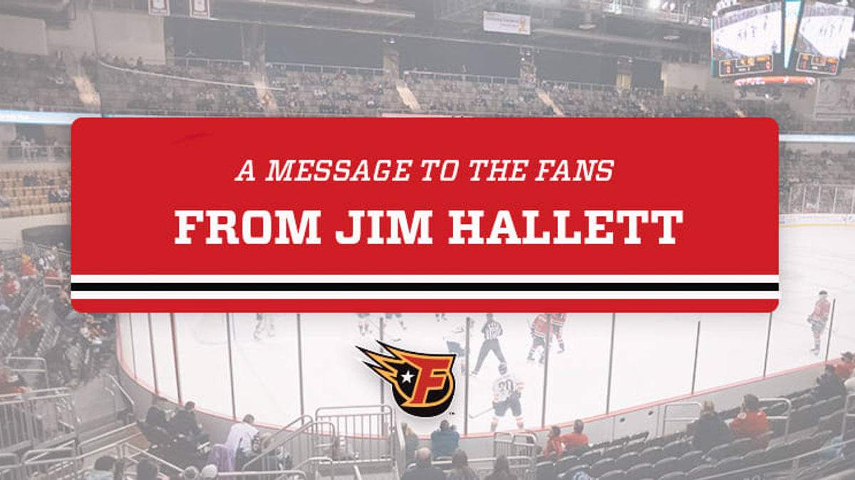A message to the fans from Jim Hallett