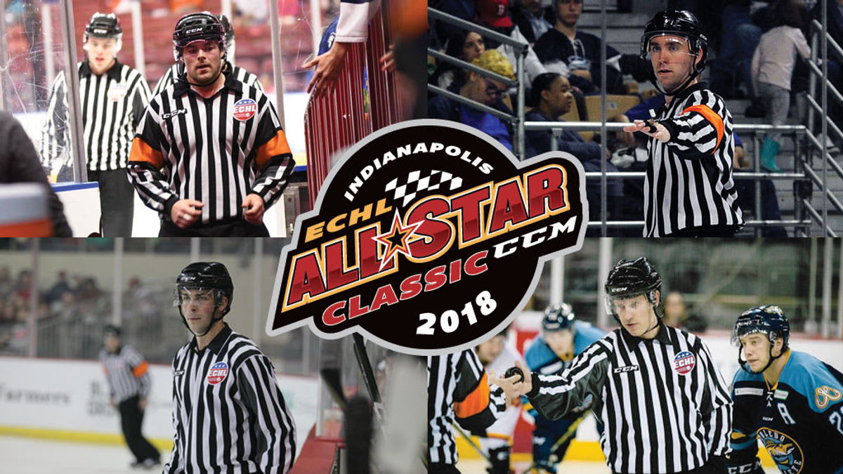 Officials named for 2018 CCM/ECHL All-Star Classic