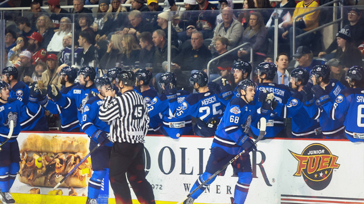 Nadeau&#039;s Three Points Guides Icemen to 3-2 OT Win at Indy