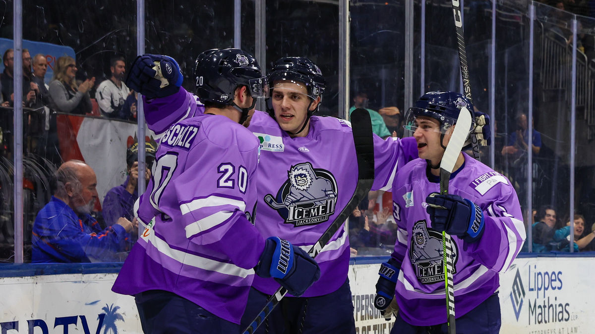 Icemen Extend Points Streak to Eight Games with 4-1 Win Over Orlando