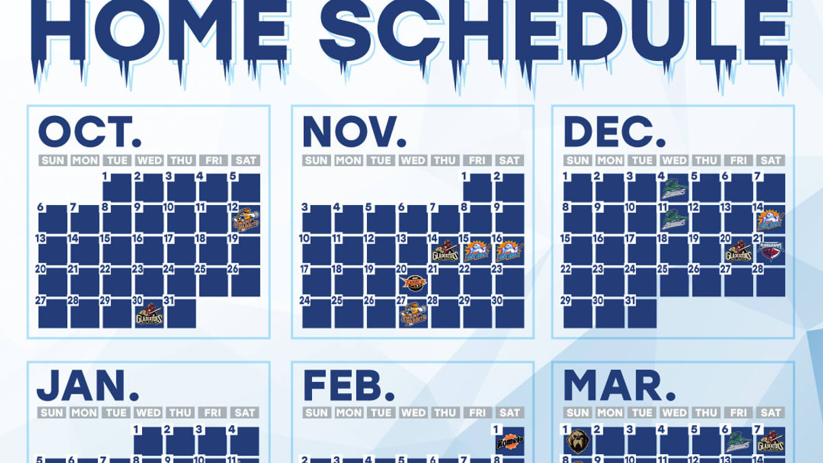 Icemen Announce 2019-2020 Home Schedule