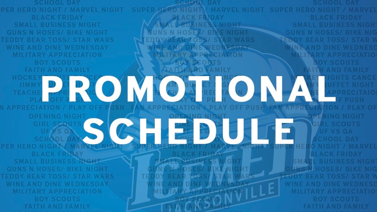 Icemen release 2017-18 Promotional Schedule