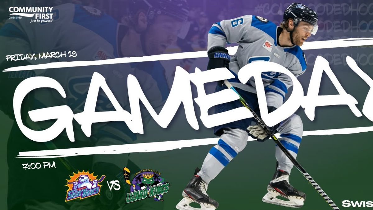 GAME PREVIEW:  Solar Bears at Lizard Kings, March 19, 2021