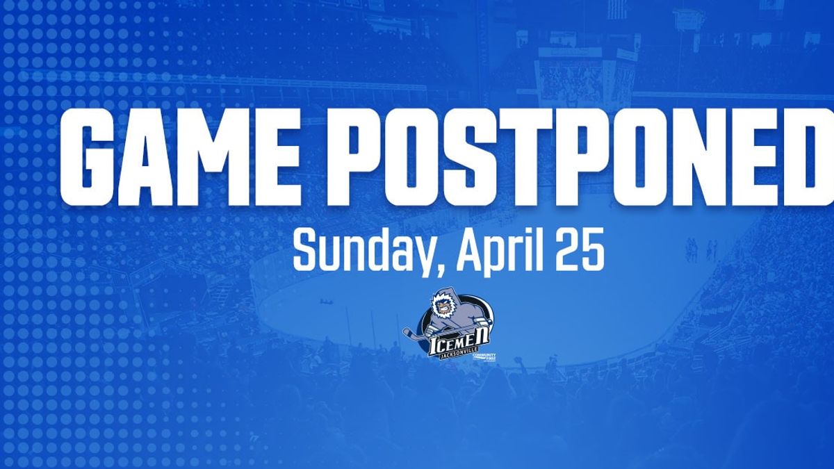 Sunday&#039;s Icemen Game is Postponed