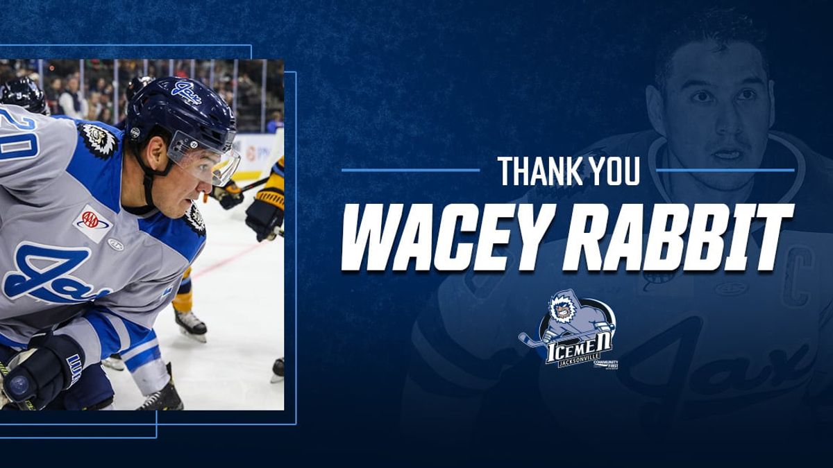 Icemen Captain Wacey Rabbit Announces His Retirement