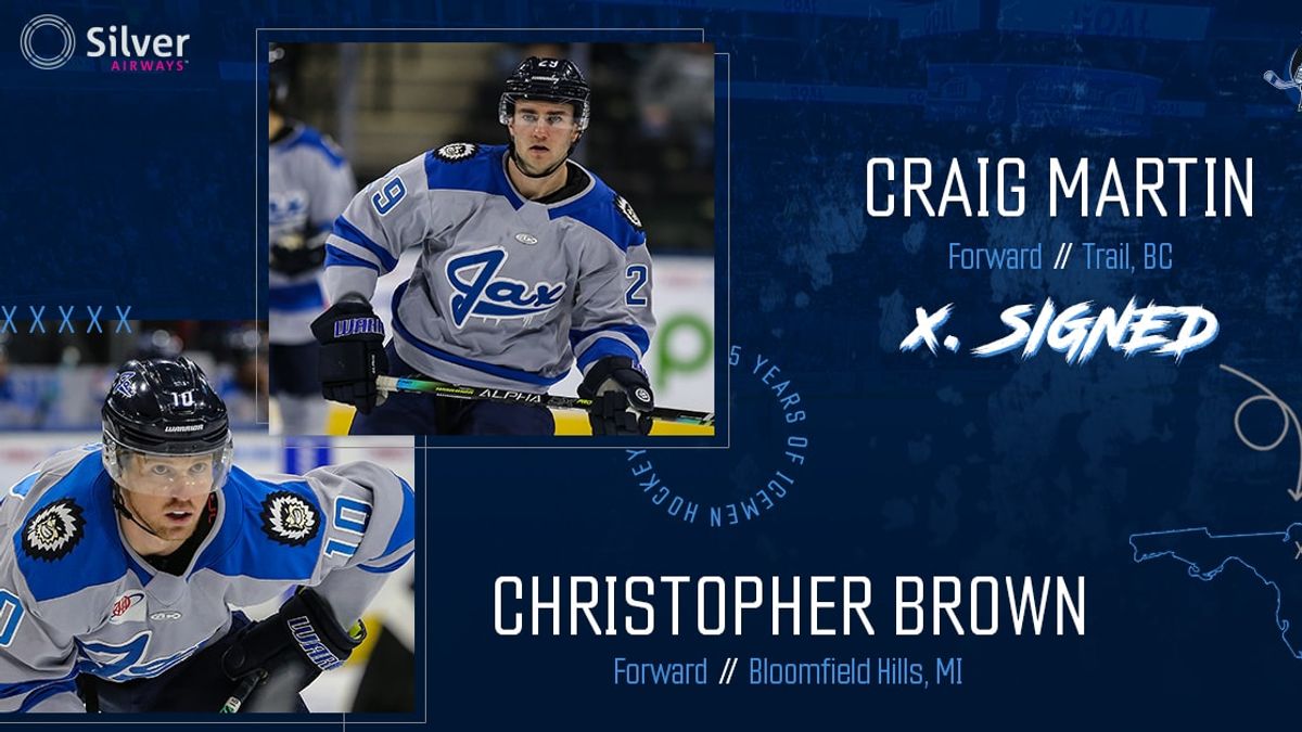 Icemen Bolster Forward Corps with the Return of Martin and Brown