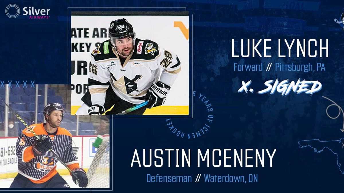Icemen Add Forward Luke Lynch &amp; Defenseman Austin McEneny